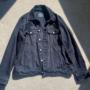 Abercrombie & Fitch black denim jacket